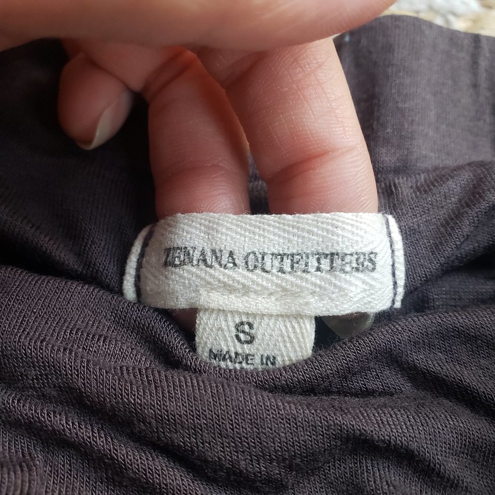 Zenana Outfitters Dark Gray Tube Dress SMALL - Picture 2 of 8